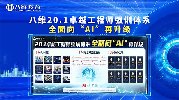 八维教育20.1卓越工程师强训体系 全面向“AI”再升级！