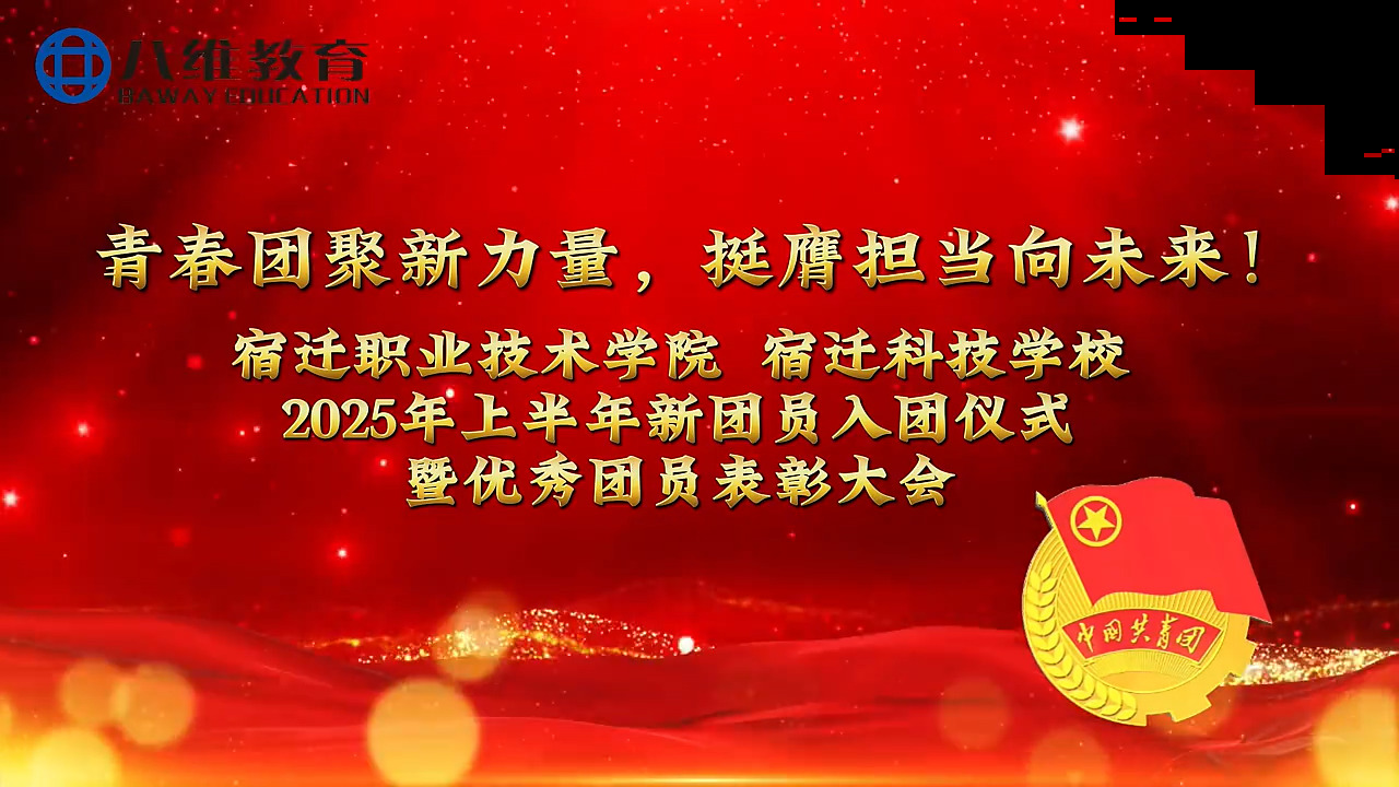 党旗领航青春路，团徽闪耀新青年 