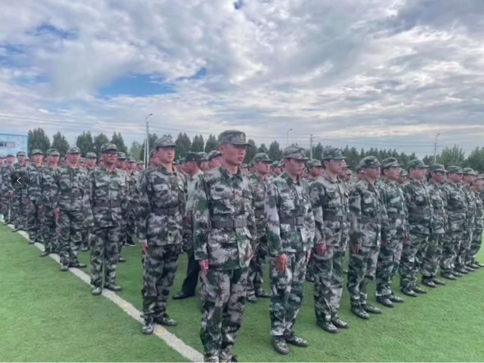 大道不远，终在脚下！八维教育宿迁校区新生军训第二天